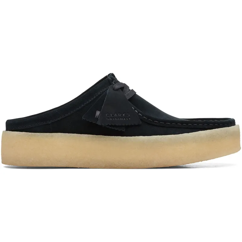 Clarks Originals Wallabee Cup Mule Black Suede (26167285)