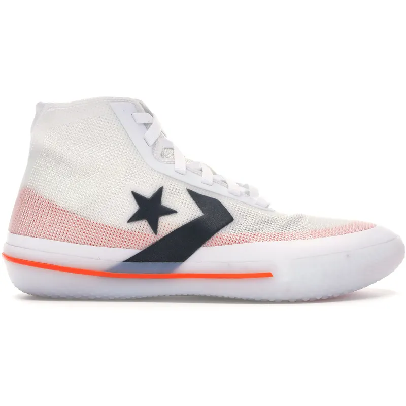 Converse All-Star Pro BB White Black Orange (165653C)