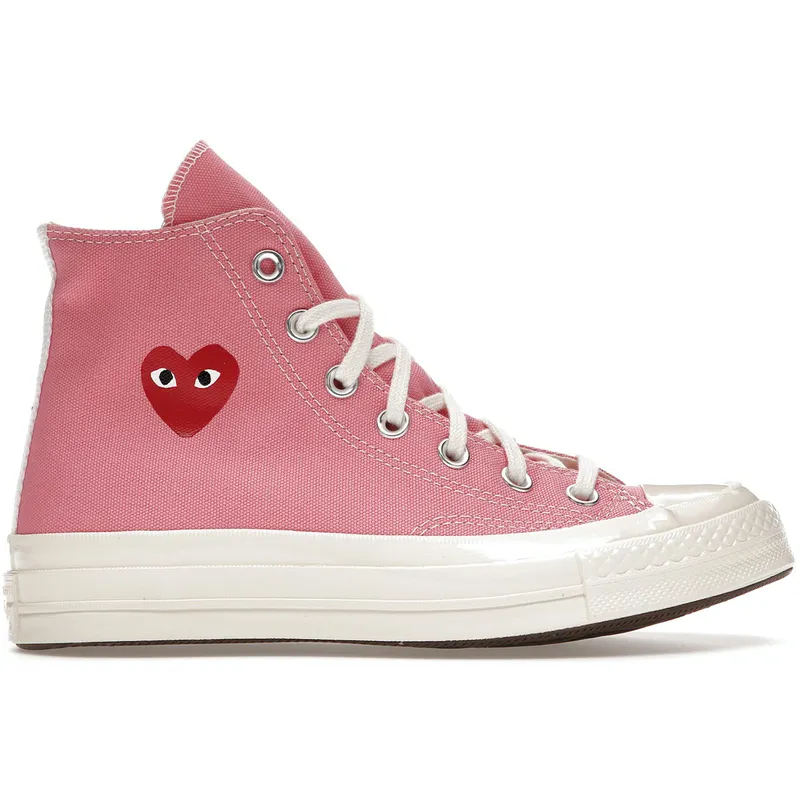 Converse Chuck Taylor All-Star 70 Hi Comme des Garcons Play Bright Pink (168301C)