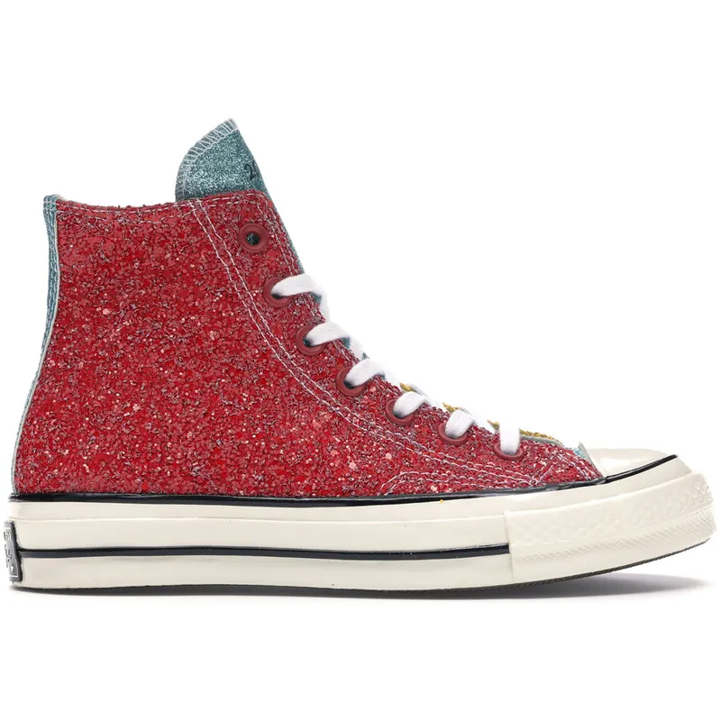 Converse Chuck Taylor All-Star 70 Hi JW Anderson Glitter Yellow Red (164694C)