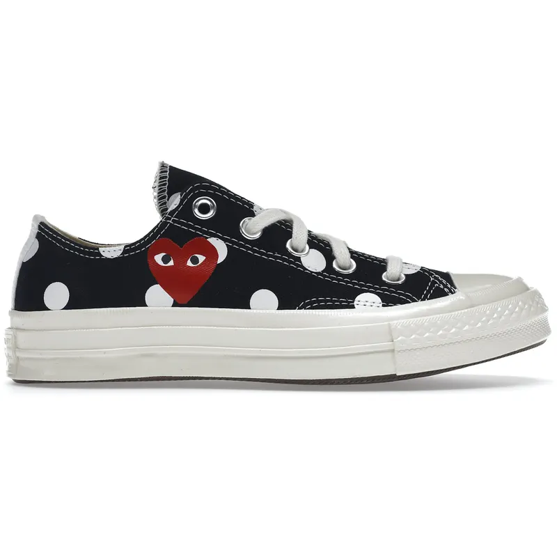 Converse Chuck Taylor All-Star 70 Ox Comme des Garcons PLAY Polka Dot Black (157248C)