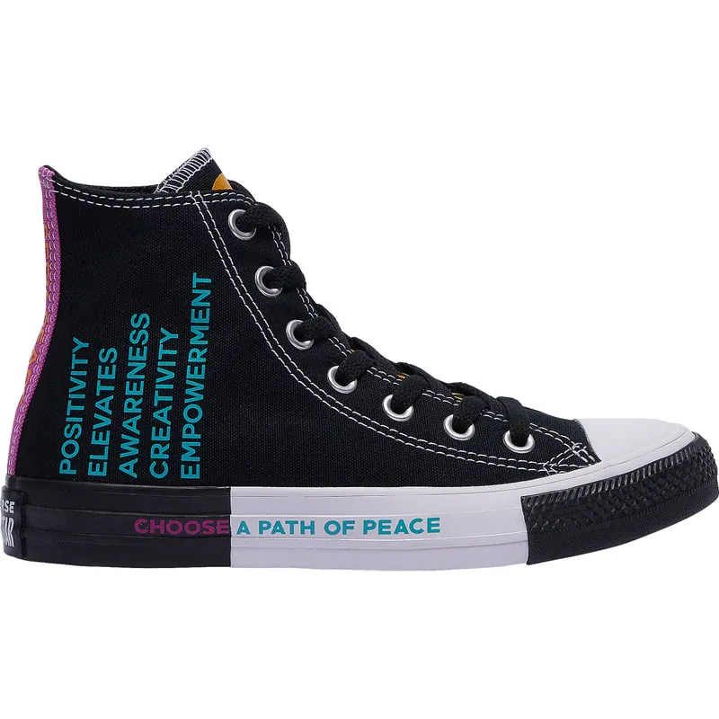 Converse Chuck Taylor All-Star Hi Seek Peace Black Magenta (GS) (266537F)