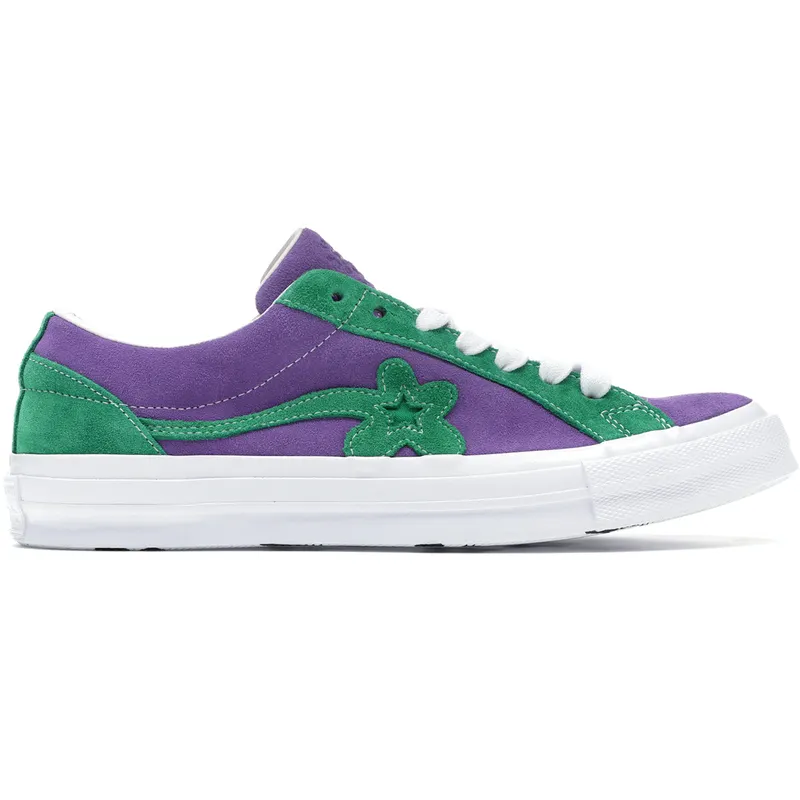 Converse One Star Ox Tyler the Creator Golf Le Fleur Purple Green (162128C)