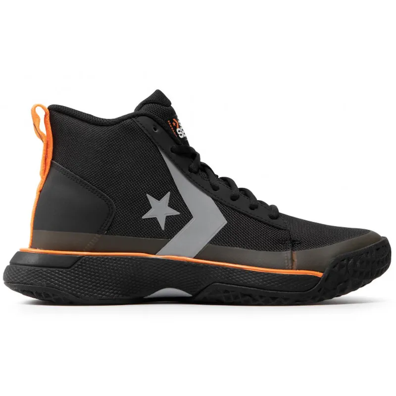 Converse Star Series BB Mid Black Bold Mandarin (165592C)