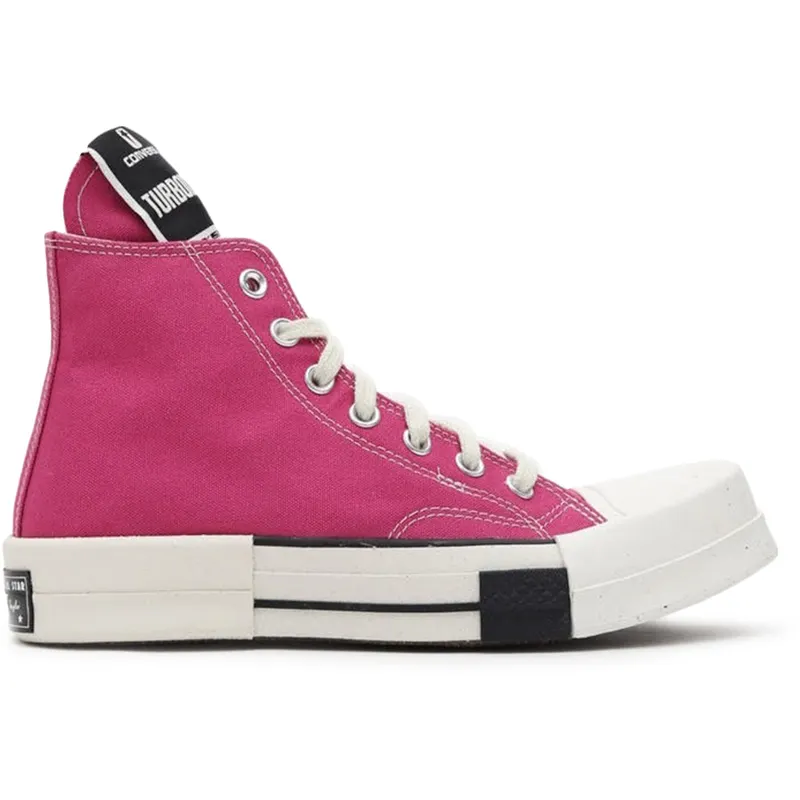 Converse TURBODRK Laceless Chuck Taylor All-Star 70 Hi Rick Owens DRKSHDW Cactus Flower Pink (A05685C/DC01CX685 A05R0)