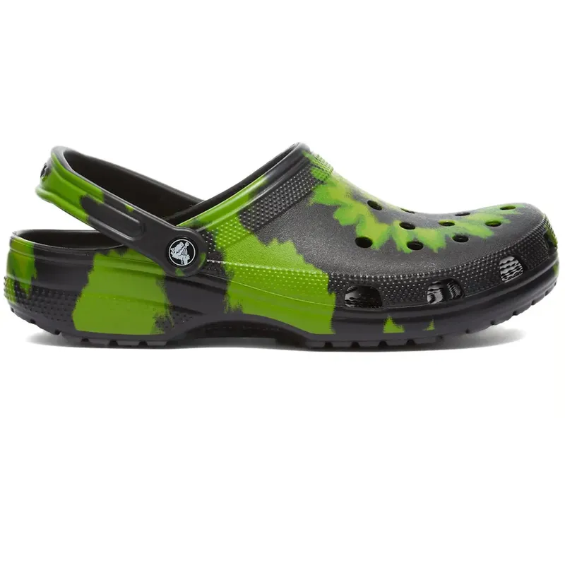 Crocs Classic Clog Tie Dye Black Lime Punch (205453-0GU)