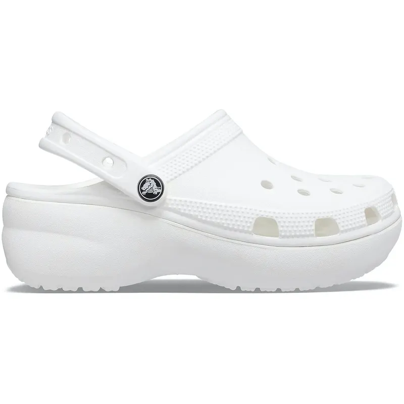 Crocs Classic Platform Clog White (Women’s) (206750-100)