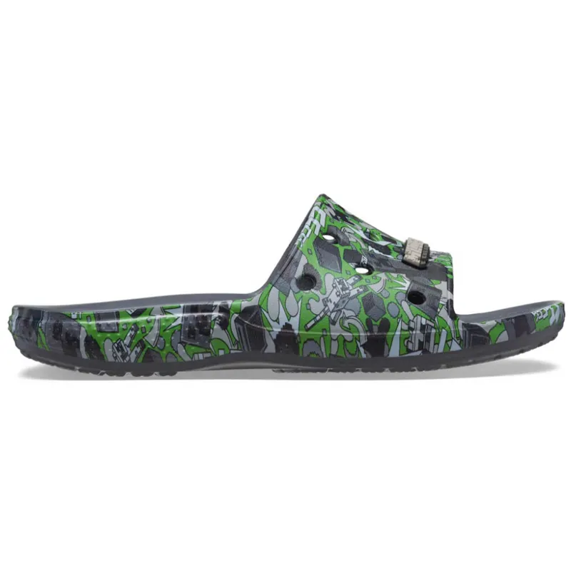Crocs Classic Slide Minecraft Grey (208470-90H)