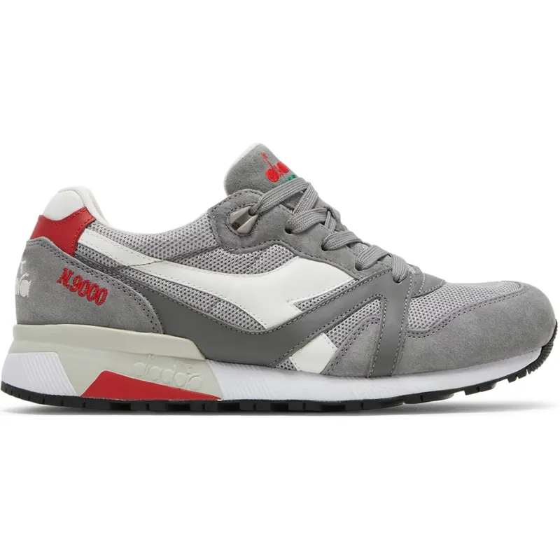 Diadora N9000 Made in Italy Storm Grey Red (501-177690-75069)