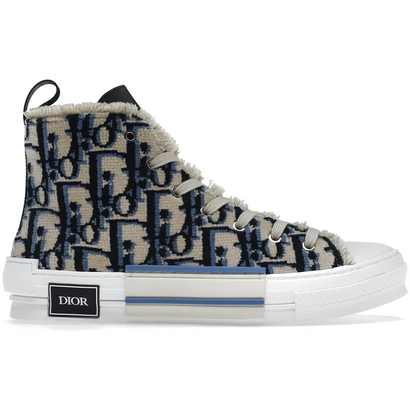 Dior B23 High Beige Black Navy Tapestry (3SH129ZGT_H561)