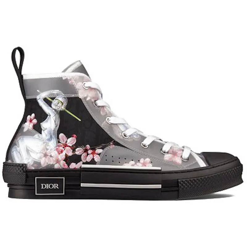 Dior B23 High Canvas Sorayama Robot Black (3SH118YND_H963)