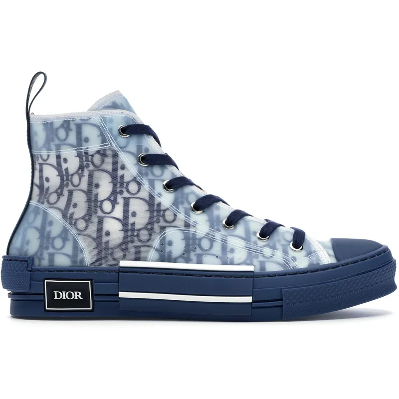 Dior B23 High Top Blue Oblique (3SH118YNT_H565)