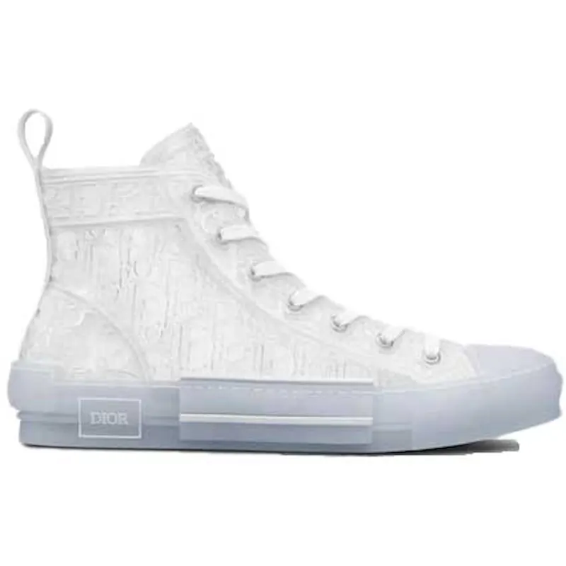 Dior B23 High Top White Raised Oblique (3SH129ZOO_H060)