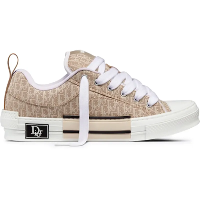 Dior B23 Skater Low Top Beige Dior Oblique Jacquard (3SN292ZUY_H100)