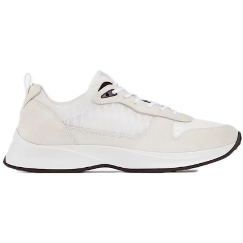 Dior B25 Runner White Oblique Suede (3SN259YTR_H069)