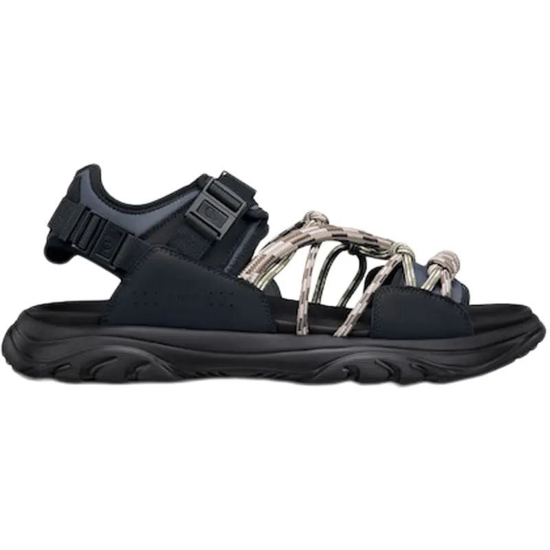 Dior H-Town Sandal Black Gray Brown (3SA108ZPN_H961)