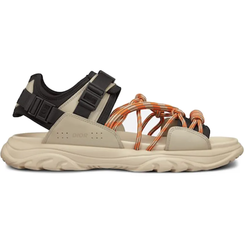 Dior H-Town Sandal Black Natural (3SA108ZON_H162)