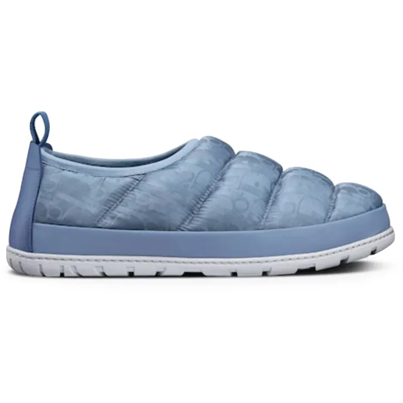 Dior Snow Slipper Blue Oblique Technical Fabric (3SA089ZHN_H500)