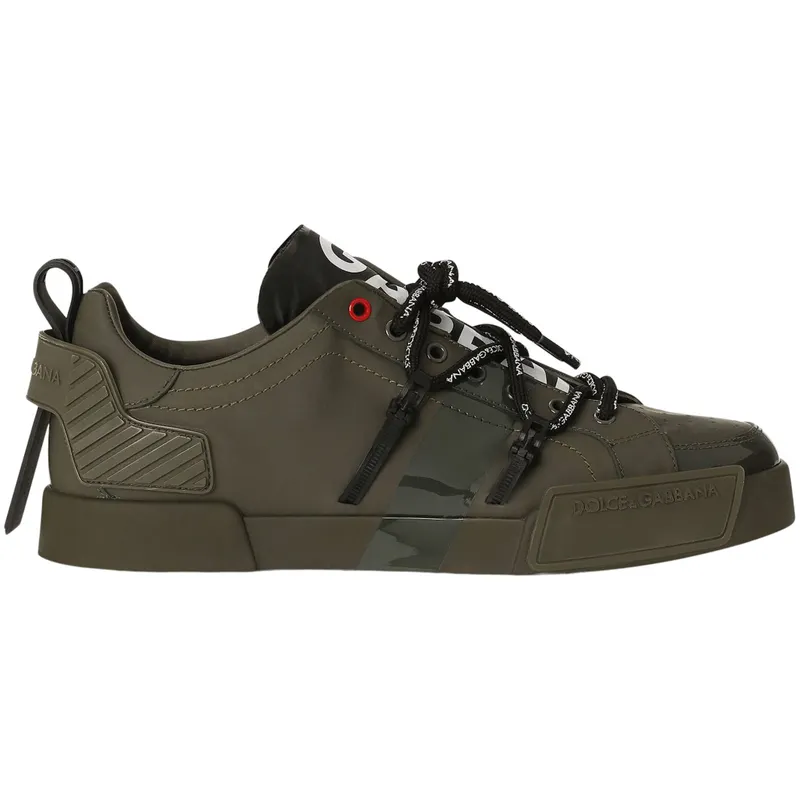 Dolce & Gabbana Portofino Strapped Khaki Camo Black White (CS1783AJ986_8B617)