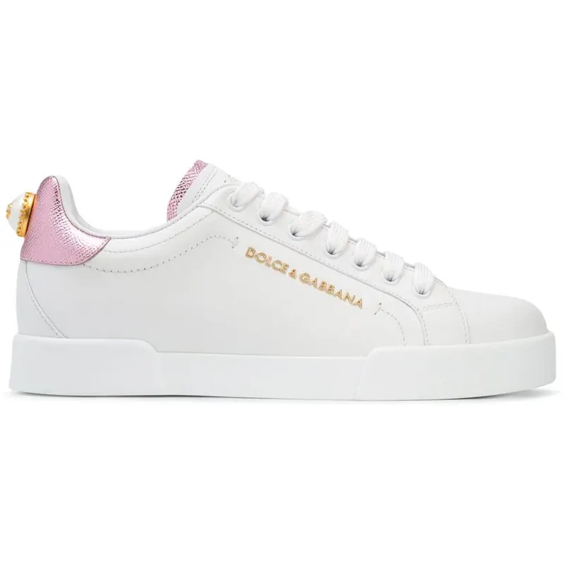 Dolce & Gabbana Portofino White Metallic Pink Pearl (Women’s) (CK1602AN29887587)