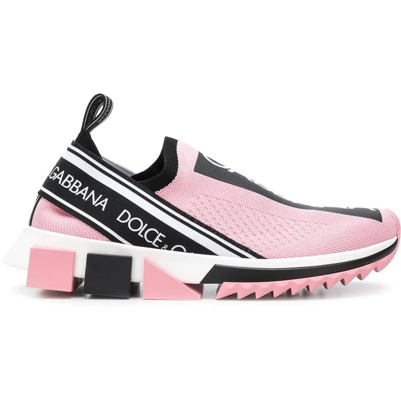 Dolce & Gabbana Sorrento Slip On Pink Black (Women’s) (CK1595AH6778B405)