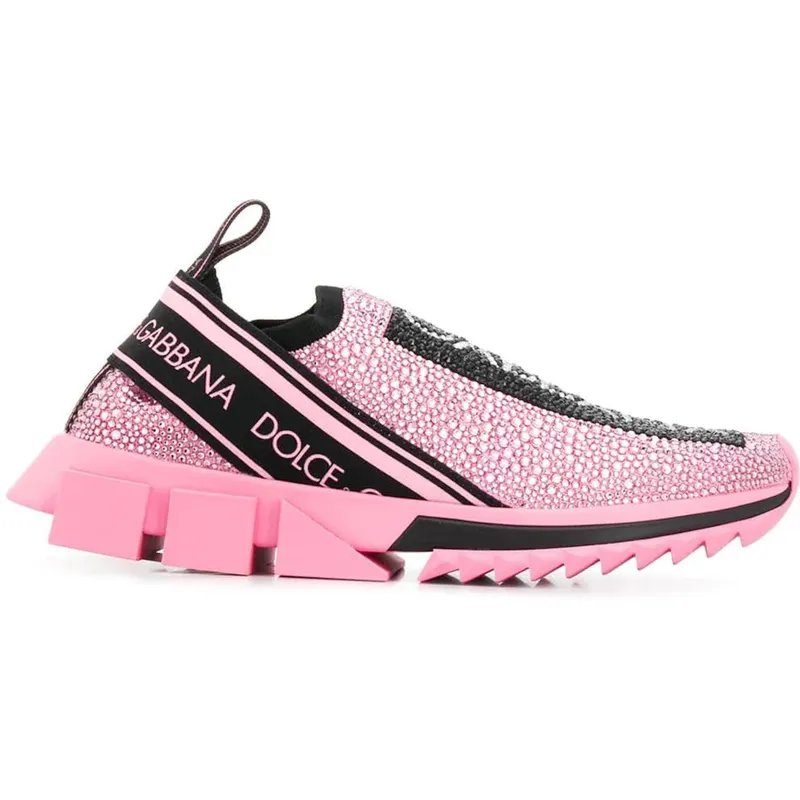 Dolce & Gabbana Sorrento Slip On Pink Crystal (Women’s) (CK1644AZ2848B400)