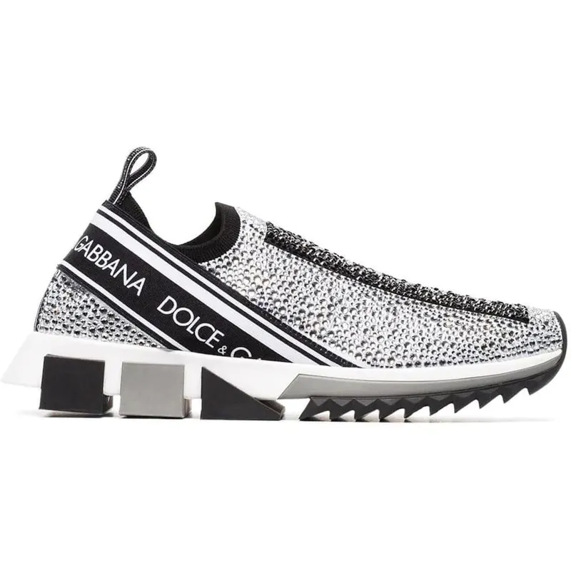 Dolce & Gabbana Sorrento Slip On Silver Crystal (Women’s) (CK1644AZ1448V135)