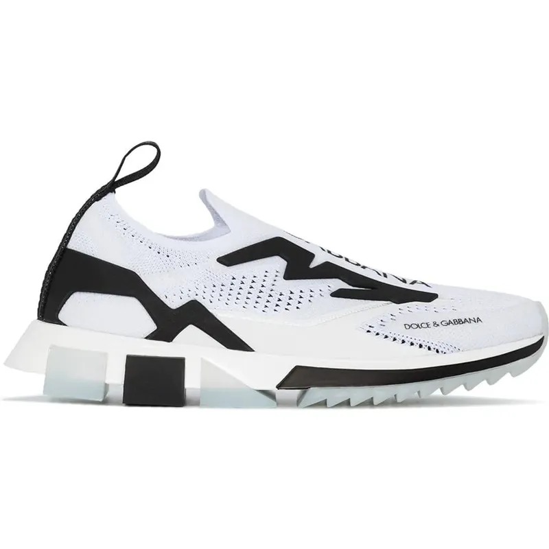 Dolce & Gabbana Sorrento Slip On White Black (Women’s) (CK1823AW478)