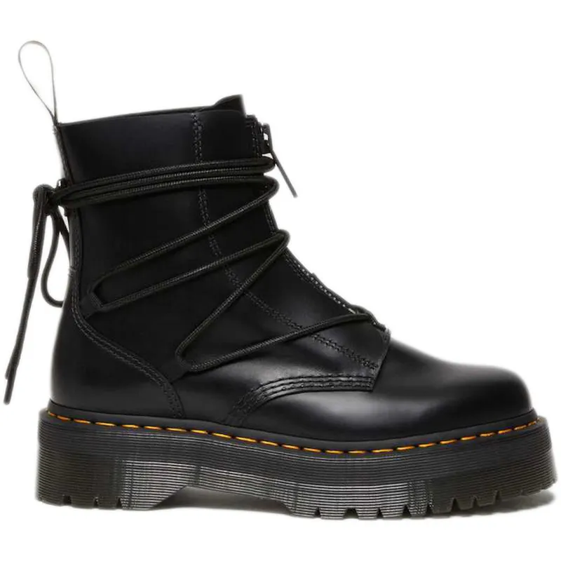 Dr. Martens Jarrick II Laced Leather Platform Boot Black Smooth Paris (27662001)