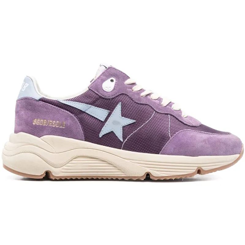 Golden Goose Running Sole Mauve Purple Sky Blue Cream (Women’s) (GWF00272F00253045354)