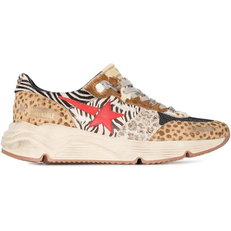 Golden Goose Running Sole Safari Print Multi (GMF00276F00256380100)