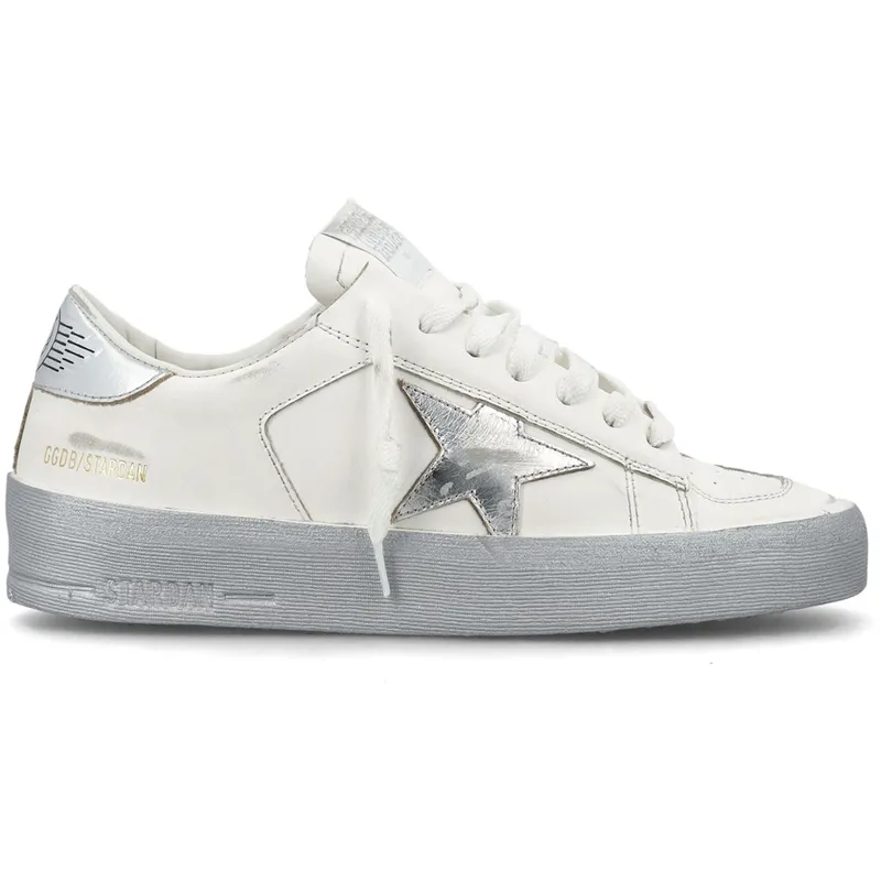 Golden Goose Stardan White Silver-tone (Women’s) (GWF00128F00218780185)