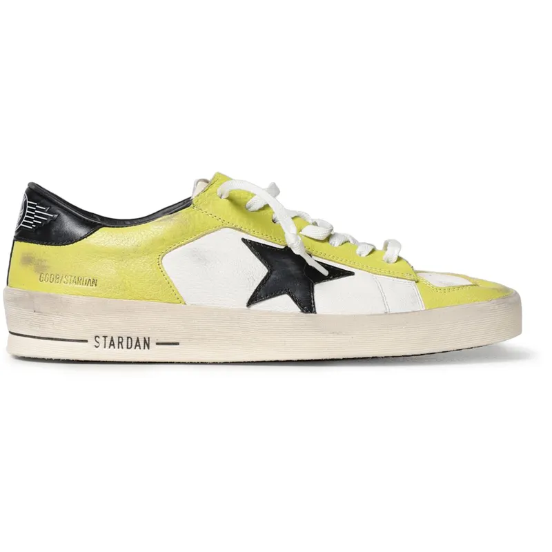 Golden Goose Stardan Yellow White Black (GMF00128F00412082162)