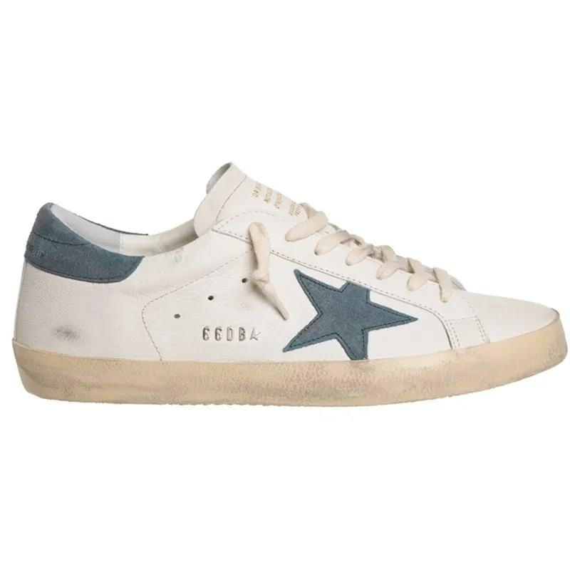 Golden Goose Super-Star White Blue Suede (GMF00101.F003202.11175)