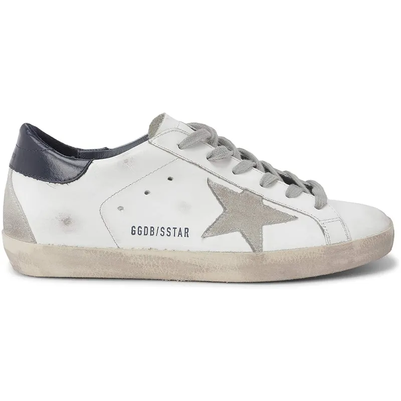 Golden Goose Super-Star White Navy (Women’s) (GWF00102 F000311 10270)