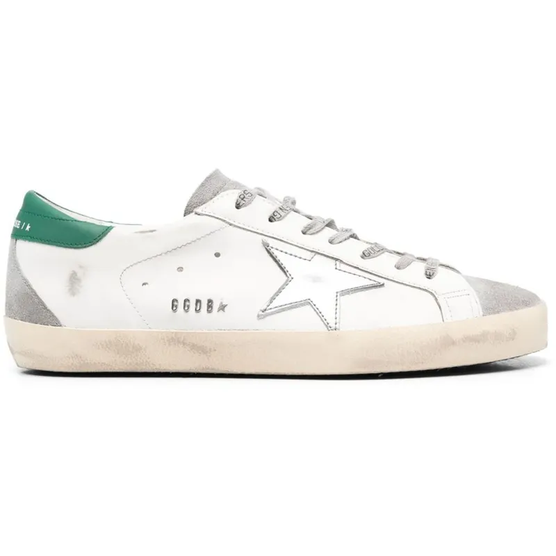 Golden Goose Super-Star White Silver Green (GMF00102.F004167.82171)