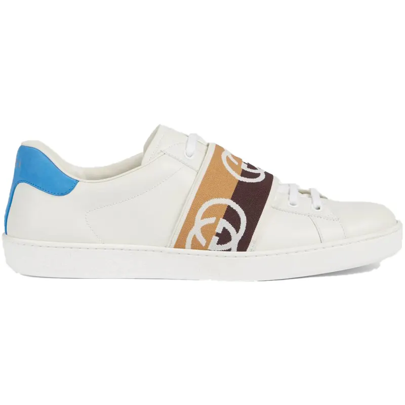 Gucci Ace Brown Interlocking G (650989 1XGF0 9068)