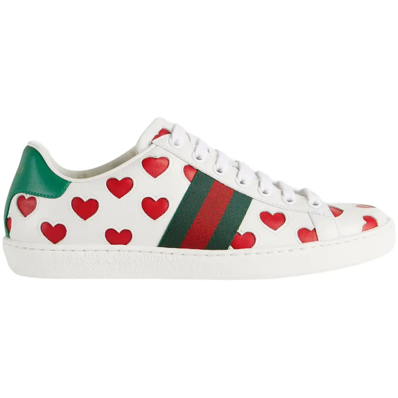 Gucci Ace Hearts (Women’s) (_676959 1XG60 9062)