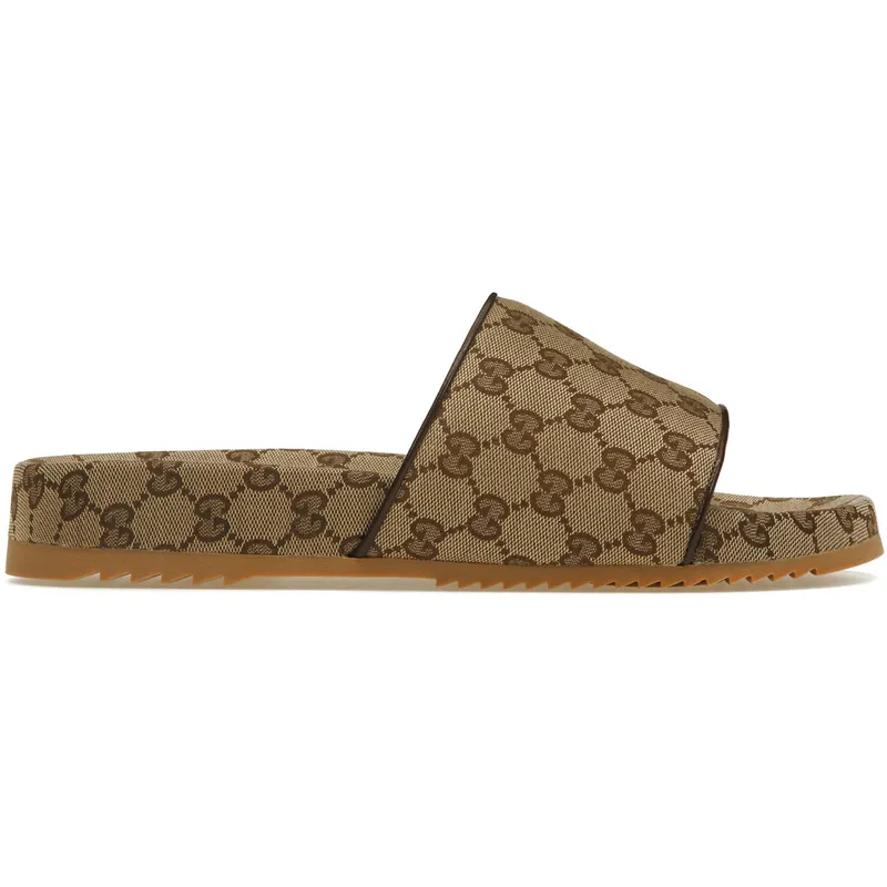 Gucci GG Slide Beige Canvas (624695 H6320 9763)