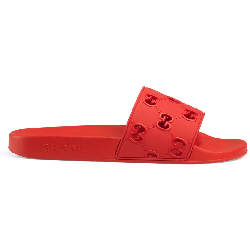Gucci GG Slide Rubber Red (575957 JDR00 6448)