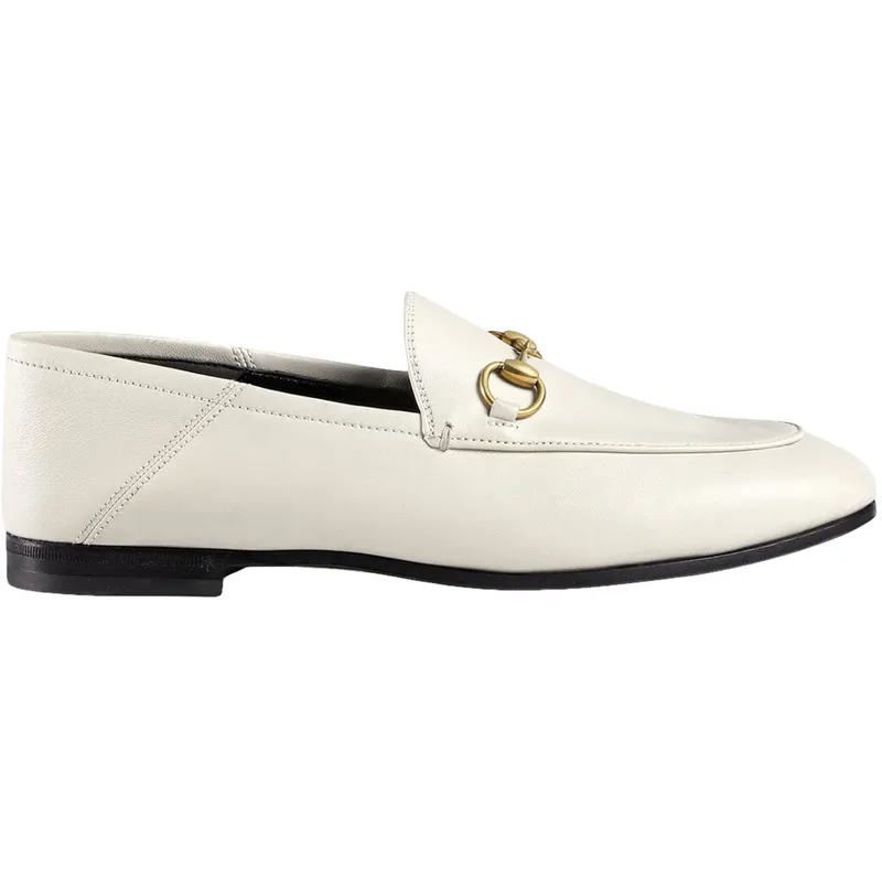 Gucci Horsebit Loafer Leather White (Women’s) (414998 DLC00 1000)
