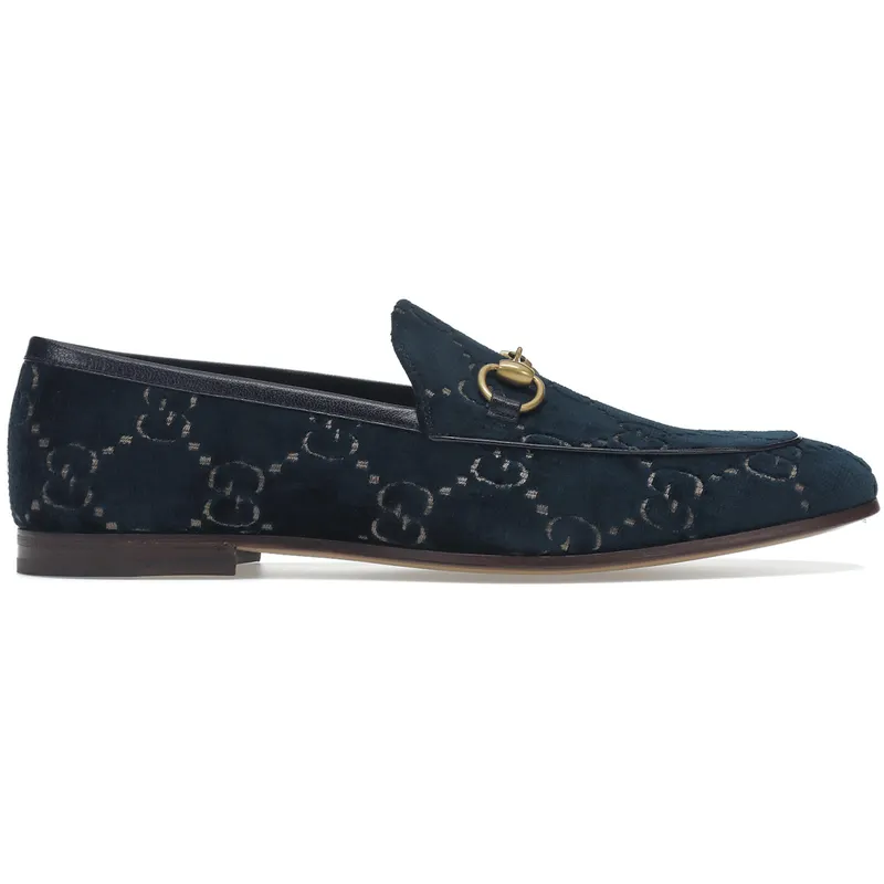 Gucci Jordaan GG Loafer Blue Velvet (430088 9TI90 4286)