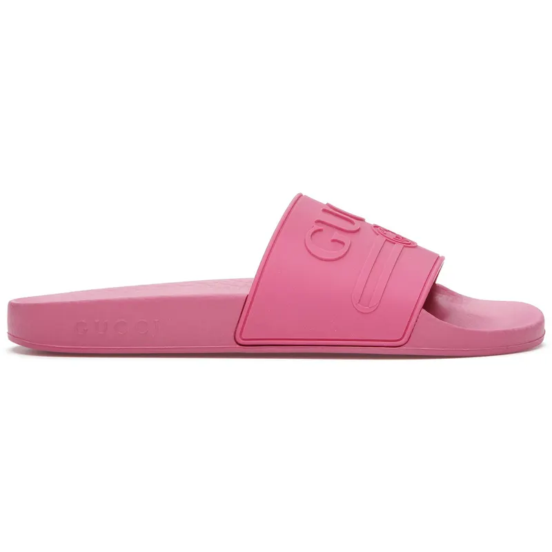 Gucci Logo Slide Pink Rubber (525140 JCZ00 5516)