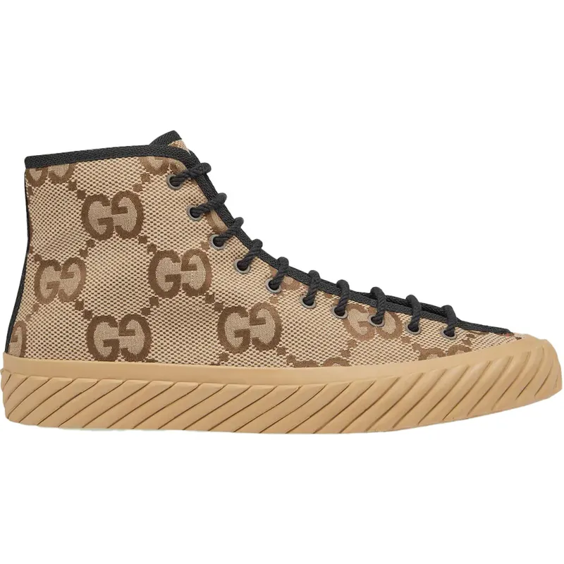 Gucci Maxi GG High Top Beige Ebony (703034 UKOH0 2590)