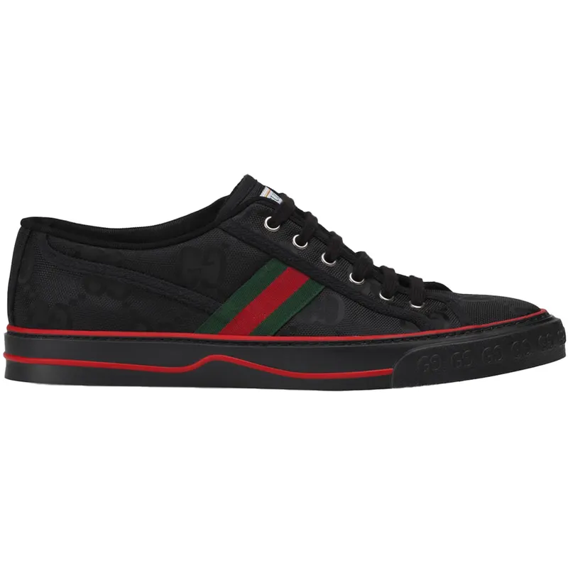 Gucci Off The Grid Tennis 1977 Low ECONYL Black GG Green Red (628709 H9H70 1072)