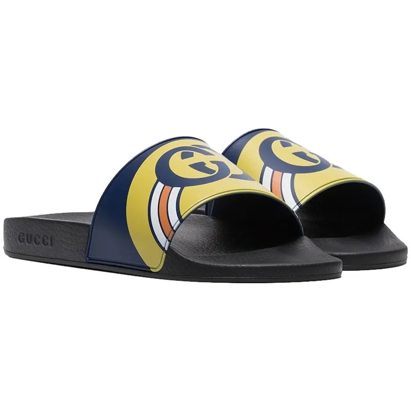 Gucci Persuit Slides Navy Black (548703 JDB00)