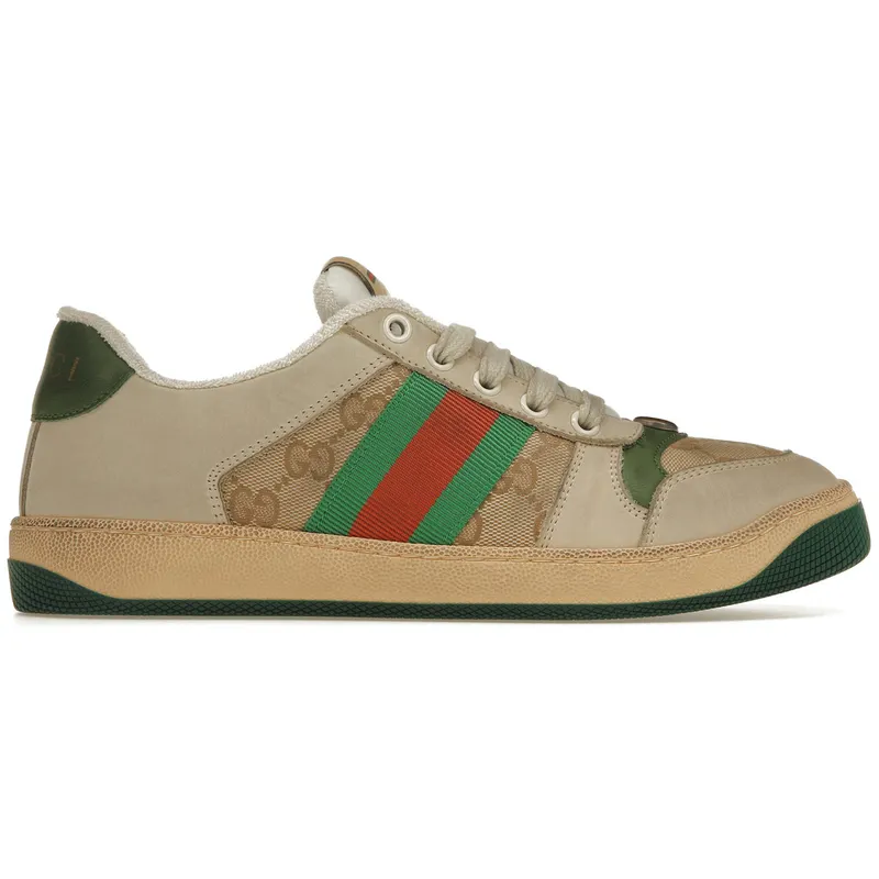 Gucci Screener Butter Leather Green (Women’s) (570443 9Y920 9666)