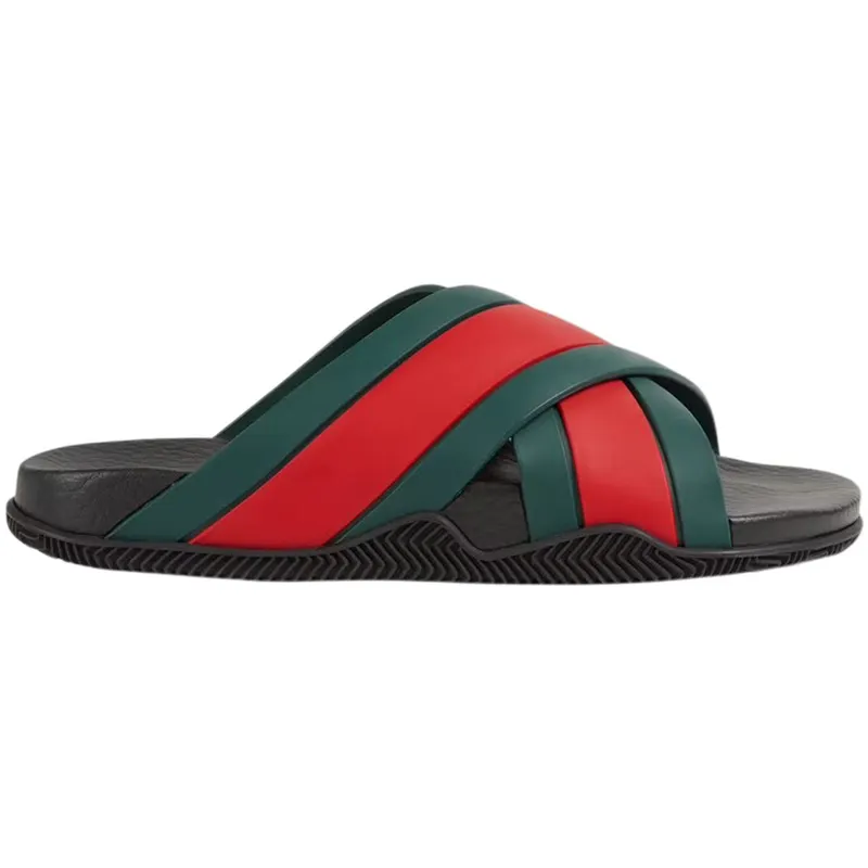 Gucci Web Slide Black Rubber (627820 J8700 8460)