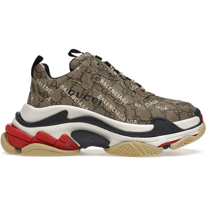 Gucci x Balenciaga The Hacker Project Triple S Beige (Women’s) (677192ULZ10 9795)