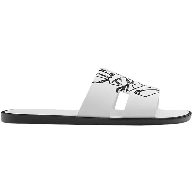 Hermes Izmir Sandal Graff Noir Maison Calfskin Leather (H221817Z)
